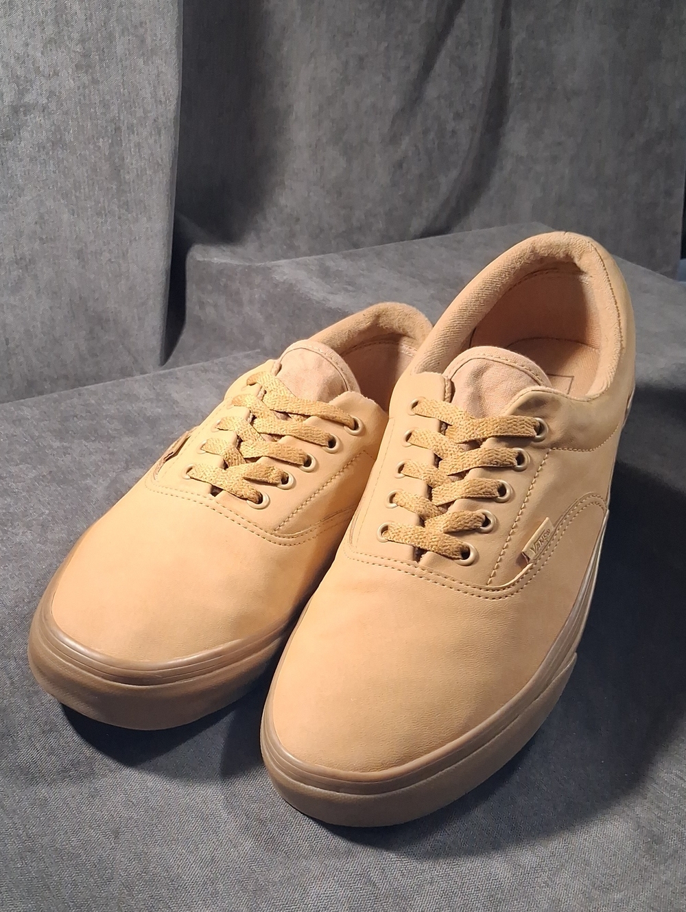 Vans Era Vansbuck Tobacco Brown/Tan Leather Lace Up Sneakers VG US 13